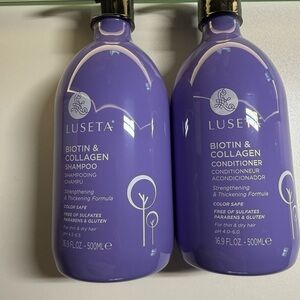Purple Biotin & Collagen Shampoo and Conditioner Set